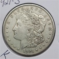 1921 S MORGAN SILVER DOLLAR