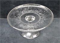 Scarce Canadian Pressed Glass Cakestand