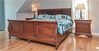 King Size Sleigh Bed & 2 Night Stands