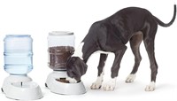 Gravity Pet Food Feeder and Water Dispensers
