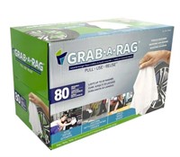80-Pk Grab-a-Rag Washable Microfibre Rags