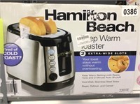 Hamilton Beach Keep Warm Toaster * see desc