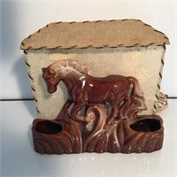 HORSE TABLE LIGHT PARCHMENT SHADE