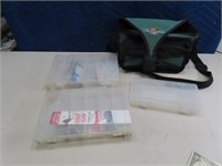 Compact Flambeau Poly Carry 12" Fishing Tackle Box