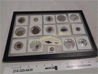 Riker Case of Vintage Pins & More