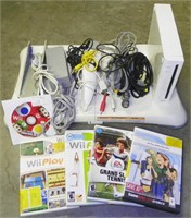 Wii Console, Games, Balance Board, All Cords
