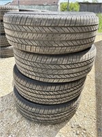 Set of 4 Bridgestone Alenza tires 227/65R17