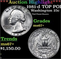 ***Auction Highlight*** 1981-d Washington Quarter
