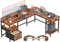Furologee 66"" L Shaped Computer Desk