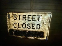 street closed sign