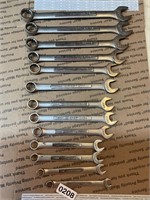 13- Craftsman wrenches. 10 mm - 21 mm