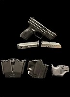 Springfield XD-9. 9mm. 2 magazines. Gun and