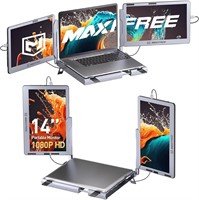 NEW $600 14'' Triple Monitor Laptop ScreenExtender