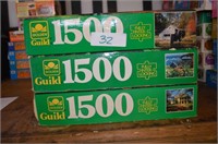 Golden Guild Puzzle Lot x 3