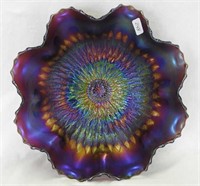 Sunflower spt ftd ruffled bowl - purple