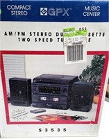 GPX Music Center Compact Stereo
