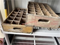 Two Vintage Wood Crates  (Connex 2)