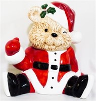 Christmas Bear by Brenda Thomas Cookie Jar