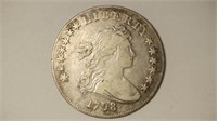 1798 Bust Dollar Point 9 Wide Date