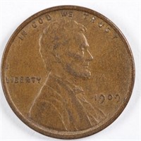 1909 VDB Lincoln Cent -AU