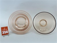 Depression Glass Bowls (2)