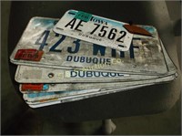 license plates