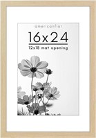 (N) Americanflat 16x24 Poster Frame in Natural Oak