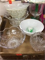Small glass dishes