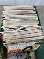 Assortment of Guitar world and other magazines