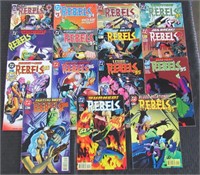 (15) DC R.E.B.E.L.S. Comic Books