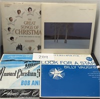 (4) Christmas Records; look for a star & more