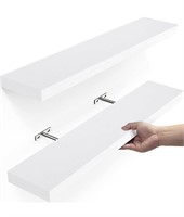 New OlarHike white floating wall shelves