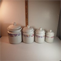 porcelain kitchen cannisters
