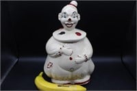 Vintage Happy Clown Cookie Jar