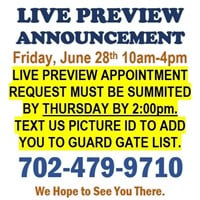 REQUEST YOUR PREVIEW APPOINTMENT ASAP.