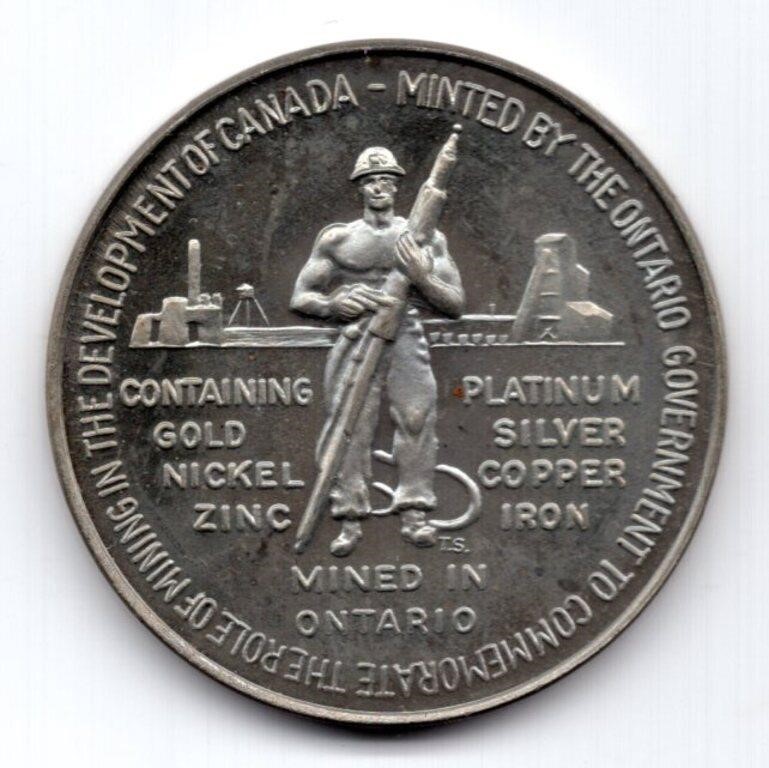 1967 Ontario Mining Medal