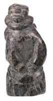 Vintage Carved Statue of an Inuit Man