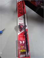 Zebco 404 Tackle Fishing Pole Combo **reel Is