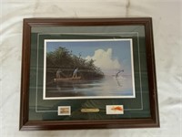 "GREAT CATCH" FRAMED AND MATTED PRINT
