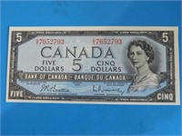 Monnaie Canadienne 5$ 1954 INCIRCULÉ