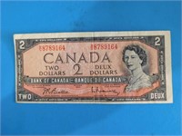 Monnaie Canadienne 2$ 1954