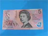 Billet de 5$ Australia incirculé
