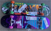 (2) Tony Hawk Skateboards