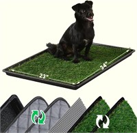 MEEXPAWS Dog Grass Pee Pads for Dogs with Tray |