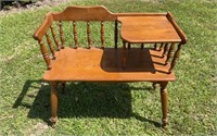 Ethen Allen Telephone Bench/Table