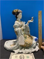 Ceramic Oriental Large Figurine