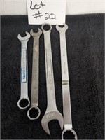 3 Craftsman wrenches, 1 Pittsburgh wrench