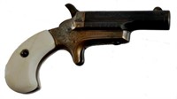 Engraved Colt Derringer with Ivory Grips .41