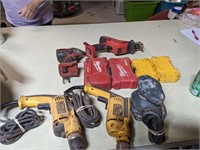 Collection of power tools