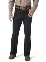 Wrangler mens Wrancher Dress jeans, Black, 32W x